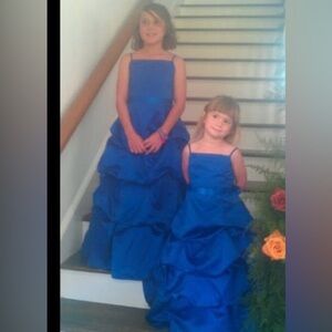 David’s Bridal girls long dresses